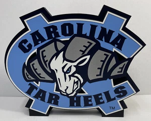 NORTH CAROLINA TAR HEELS LICENSED SHELIA'S NCAA FOOTBALL WOOD PLAQUE/SIGN/BOX - Picture 1 of 11