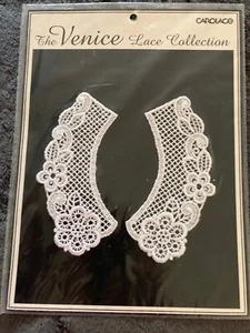 Vintage Venice White Lace Collar - NEW - You Choose! - Hearts Apples Flowers - Picture 1 of 9