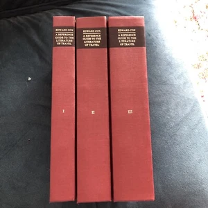 Edward Godfrey Cox / A Reference Guide to the Literature of Travel - Picture 1 of 7