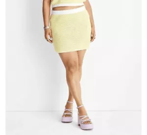 Damen-Minirock gehäkelt kariert - Zukunft Kollektiv mit Alani Noelle - XXL & 1X - Bild 1 von 6