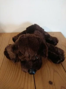 GANZ CHOCOLATE LABRADOR PLUSH PUPPY DOG WEBKINZ - Picture 1 of 2