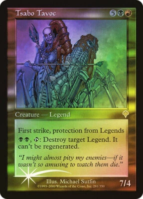 FOIL Tsabo Tavoc ~ Invasion [ NearMint ] [ Magic MTG ] - Image 1 of 4