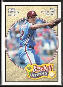 2005 Upper Deck Baseball Heroes Insert #76 Steve Carlton Philadelphia Phillies