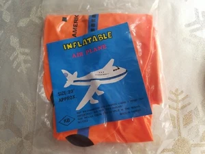 Vintage 23" Inflatable Plane, Pan American Boeing 747, New In Sealed Package - Picture 1 of 4