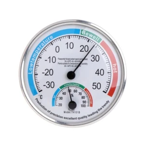 Analog Thermometer Hygrometer Temperature Humidity Monitor Meter Gauge Household - Picture 1 of 10