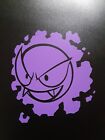 Gastly Ghost Pokemon Purple Sticker Vinyl Decal Anime Window Car Waterproof!