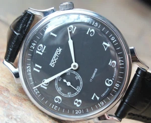 Vostok Prestige Russian Mechanical Hand Winding Wrist Watch 24 Hours 581885 - Picture 1 of 13