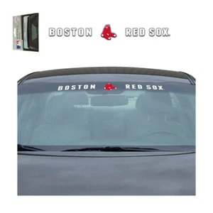 New MLB Boston Red Sox Car Truck Suv Windshield Vinyl Decal - Picture 1 of 1