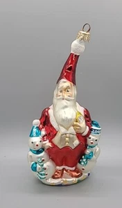 Vintage Radko Glass Santa Snowman Christmas Ornament Millennium Countdown... - Picture 1 of 8