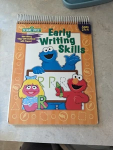 Sesame Street Early Writing Skills Workbook Age 2-4 Dry Erase - Picture 1 of 3