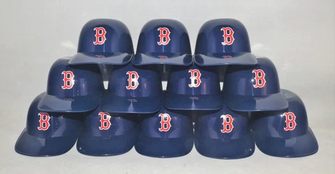 Lot of (12) BOSTON RED SOX Ice Cream SUNDAE HELMETS New Baseball Mini Bowl Cover