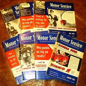 1958 Motor Service Pontiac FORD DODGE CHEVY Buick CADILLAC Plymouth Olds 8 Vol. - Picture 1 of 10
