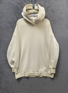 Arket Oversized Yellow Sweatshirt Sweater Dress Loungewear Size M Hoodie - Picture 1 of 9