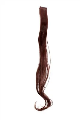 WIG ME UP 1 CLIP Strähne wellig Dunkel-Mahagoni-Braun YZF-P1C25-33 65cm Haarverlängerung
