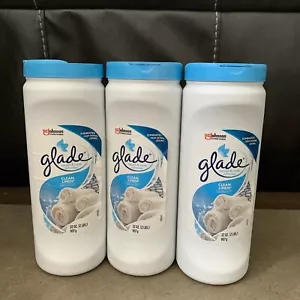 3 Glade Carpet and Room Refresher Powder Clean Linen Scent 32oz Ea NEW - Picture 1 of 6