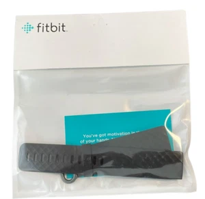 Fitbit Zubehör Classic großes schwarzes Band für Charge 4 und Charge 3 FB168ABBKL - Bild 1 von 2