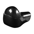 Car Carbon Fiber Style Interior Shift Knob Cover Trim Fit For S6/S7 A6L A5 A7