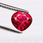 Natural Red Ruby 4.20 Ct Heart Shape Diamond Cut Certified Gemstone Unheated