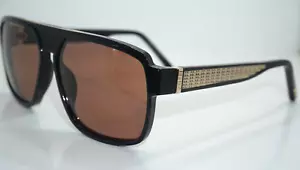 NUEVO AUTÉNTICO ZILLI Gafas de sol Marco ZI 65060 C01 Hecho a mano Francia - Imagen 1 de 7