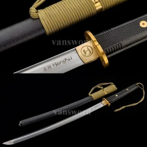 Katana Handmade 9260 Spring Steel Japanese Samurai Tactical Sword Functional - Picture 1 of 9