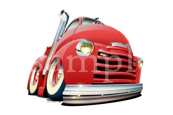 1950 COE Truck Cartoon Replica T-Shirt  #6863  vintage antique auto art - Image 1 of 1