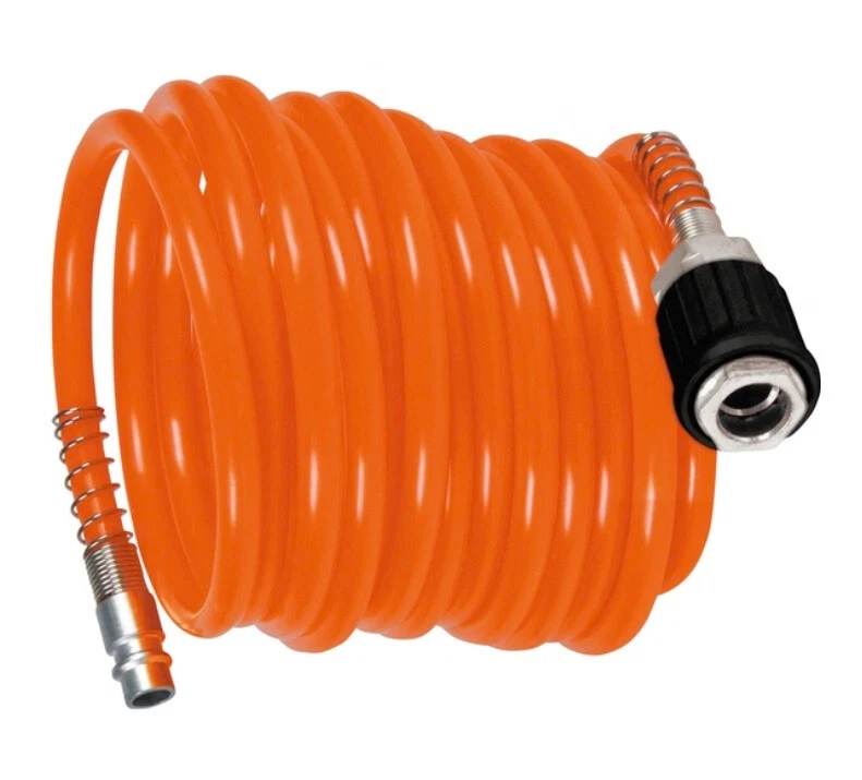 Einhell 4 m Druckluft Schlauch Spiralschlauch Luftschlauch Kompressorschlauch - Bild 1 von 1