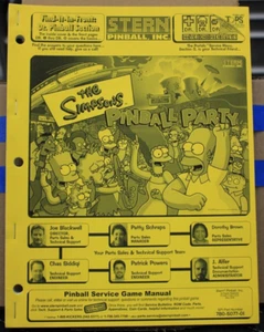 The Simpsons Pinball Party Spielanleitung #3 - Stern - 2005 - Bild 1 von 3