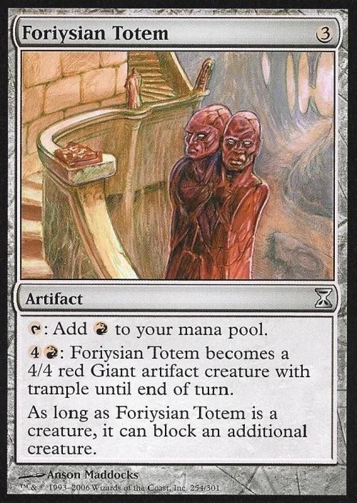 Foriysian Totem - Medium Play MTG Time Spiral - Image 1 of 1