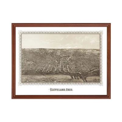 Old Map of Lima, OH 1892 - Vintage Lima Ohio Art - Image 1 of 4