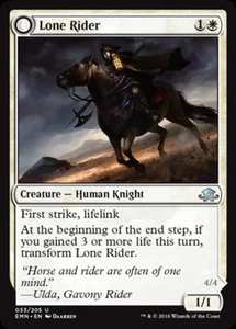 Lone Rider - Medium Play MTG Eldritch Moon - Picture 1 of 1