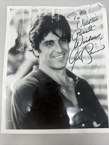 Al Pacino 8x10 Black White Picture Signed Personalized - Picture 1 of 2