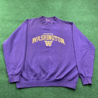 Suéter de Colección Washington Huskies Para Hombres L Púrpura Universidad Sudadera Foto 1 de 4