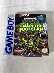 Teenage Mutant Ninja Turtles Fall of Foot Clan Nintendo Gameboy SOLO SCATOLA VUOTA - Foto 1 di 8
