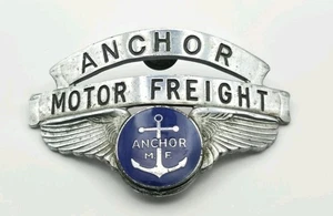 Vintage Anchor Motor Freight Employee Hat Cap Badge Pin  - Picture 1 of 5