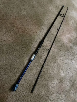 Okuma Blue Med Heavy Spinning Rod 7' 0" 2-Piece ROD ONLY FNX 702MH-40BL SFX - Image 1 of 4