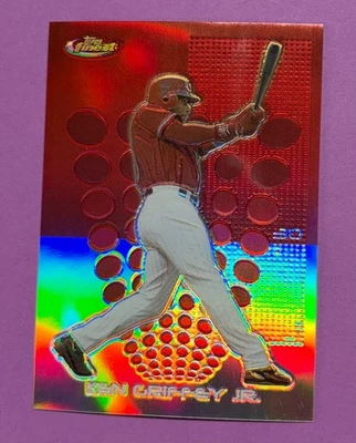 2004 Topps Finest #53 Ken Griffey Jr. Refractor - Cincinnati Reds - Image 1 of 2