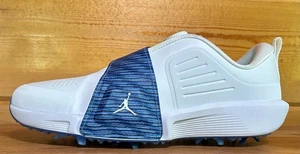 Chaussures de golf Nike Air Jordan Rev blanc bleu universitaire FV6339-101 pointure 8,5 (NOLID) - Photo 1/6