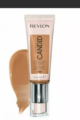 Revlon PhotoReady Candid Natural Finish Foundation, Anti-Pollution, Honey Beige - Image 1 of 2