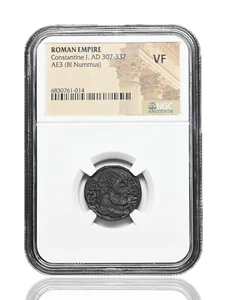 ROMAN EMPIRE. Constantine I "The Great", AD 307-337. Æ3, Campgates, NGC VF - Picture 1 of 2