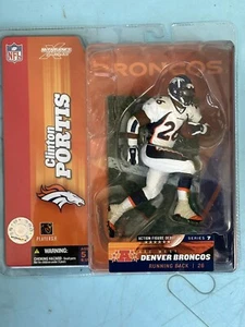 NIB McFarlane SportsPicks Series 7 Clinton Portis Broncos RC Debut Figure - Picture 1 of 1