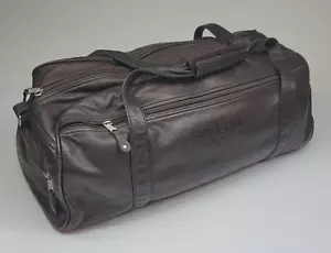 Canyon Outback Brown Leather 24" Duffel Bag Designed For FOOD CITY - Picture 1 of 24