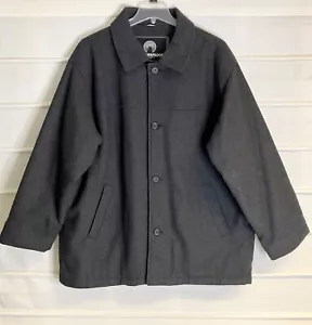Weatherproof Garment Co Dark Gray Wool Cashmere Blend Winter Coat XXL EC! - Picture 1 of 7