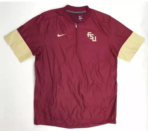 Nike Men’s Florida State Seminoles Hot Jacket 1/4 Zip Jacket SzL NEW 746951614• Cover