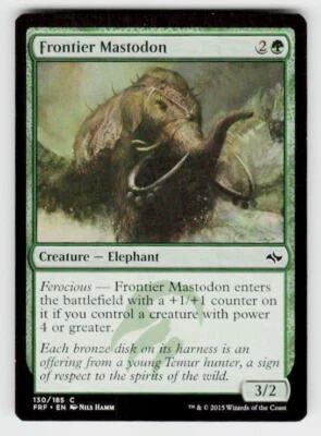 Fate Reforged #130 Frontier Mastodon - Image 1 of 2