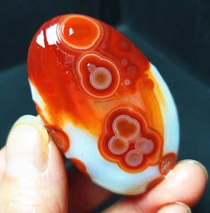 Rare 35.8G Natural Gobi Agate Eyes Agate/stone Madagascar B1232 - Picture 1 of 13