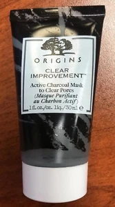 ORIGINS CLEAR IMPROVEMENT ACTIVE CHARCOAL MASK 1 oz  / 30 ml Travel Gift Stuffer - Picture 1 of 4