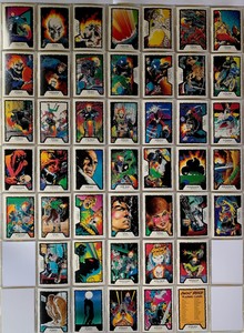 Ghost Rider Trading Card Set 45 Cards Comic Images 1990