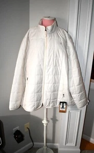The North Face Plus Size Junction Insulated Stand Collar Jacket in White Size 3X - Picture 1 of 4