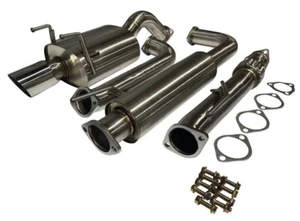 3” Stainless Steel Catback Exhaust Muffler For Honda Civic EK EK9 Hatch 76mm - Picture 1 of 14