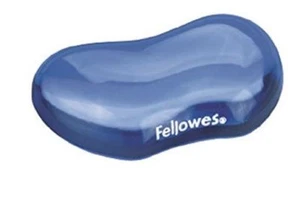 Fellowes Maus-Handgelenkauflage Crystals Gel ergonomische Unterlage Gelenke blau - Bild 1 von 1